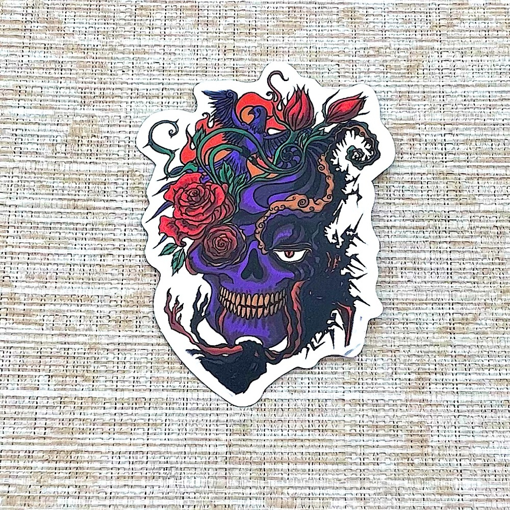 KARMIC Gross Grunge Horror Funky Single Decor Art Sticker